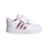 Sneakers primi passi bianche con chiusure a strappo adidas Hoops 2.0 Cmf I, Brand, SKU s332500025, Immagine 0